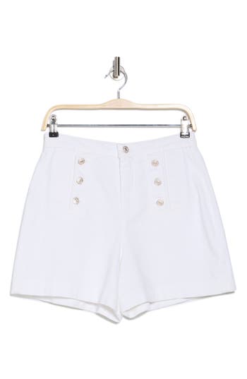 7 For All Mankind Marina Sailor Shorts In Sailboat