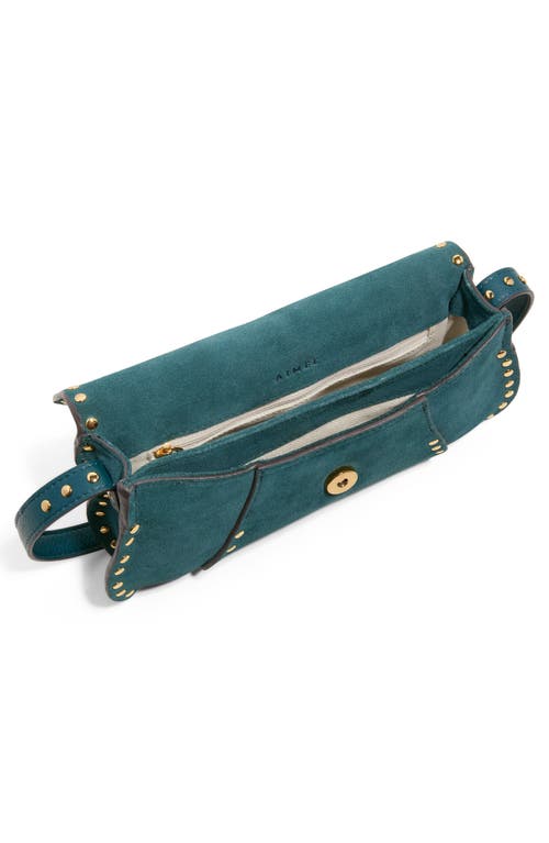 Aimee Armour Leather Baguette Shoulder Bag