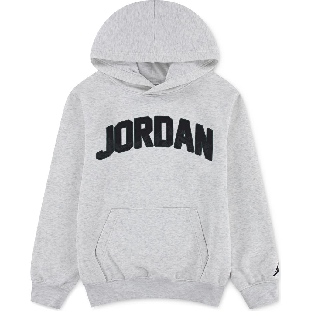 Jordan Kids' Gift Giving Fleece Hoodie In Gray