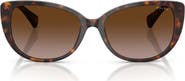 Ralph Lauren 56mm Gradient Butterfly Sunglasses
