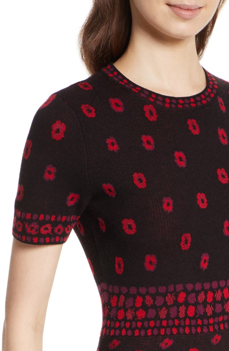 Kate Spade New York poppy sweater dress, Alternate, color, 