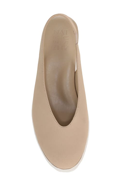 Naturalizer Sutton Slingback Platform Wedge Pump In Coastal Tan