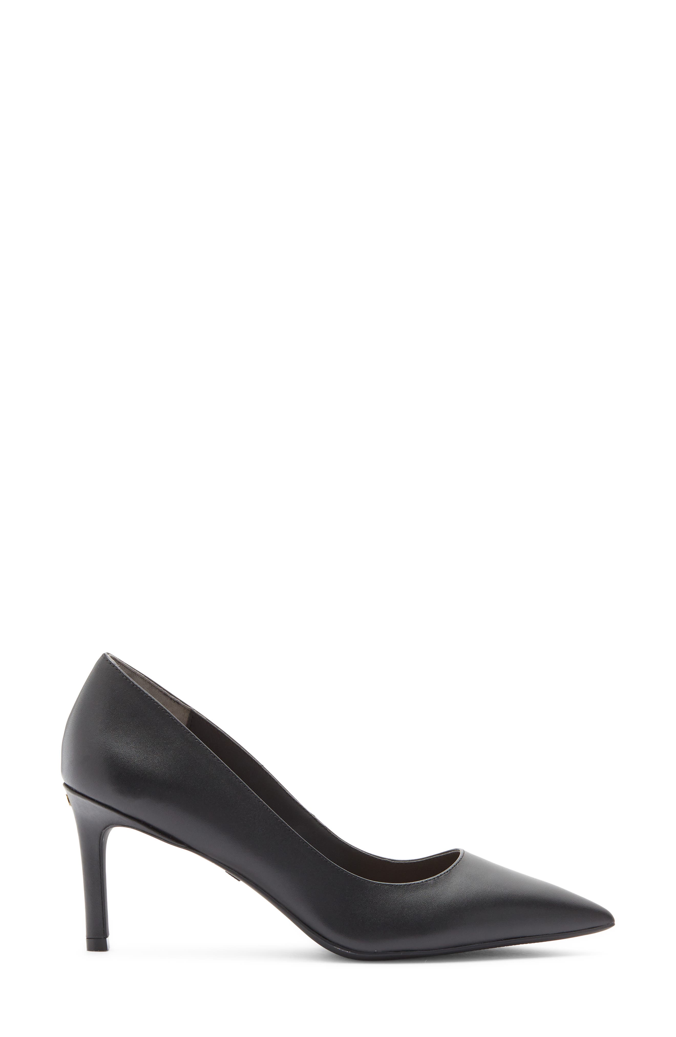 Stuart Weitzman Dancer Pointed Toe Pump, Alternate, color, Black
