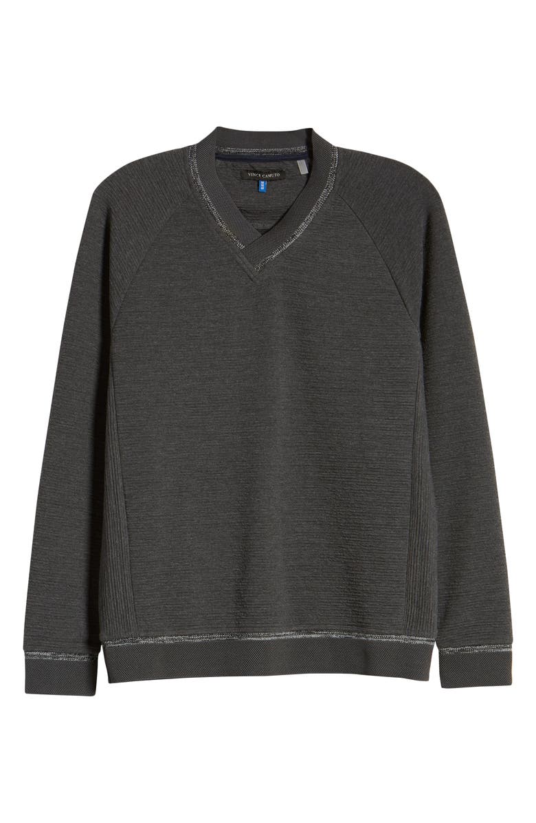Vince Camuto Slim Fit Crossover V-Neck Sweater, Alternate, color,