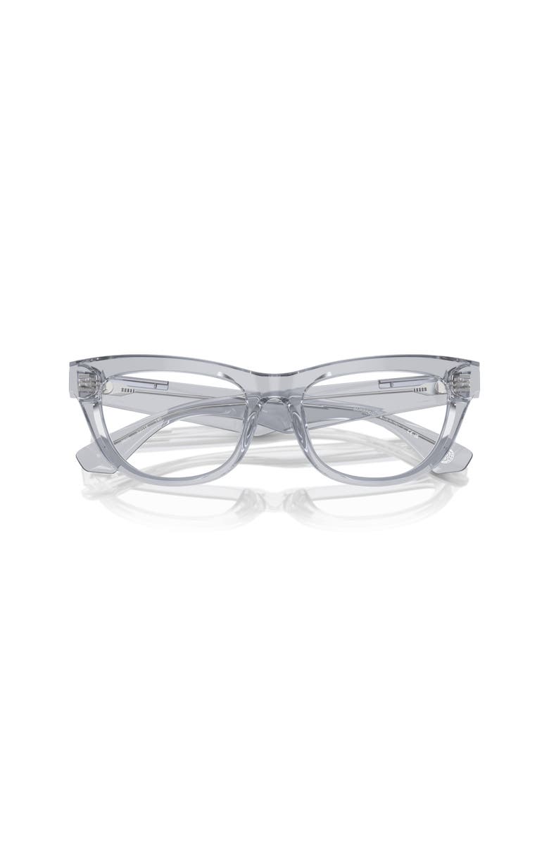 Burberry 52mm Rectangle optical glasses, Alternate, color, Grey
