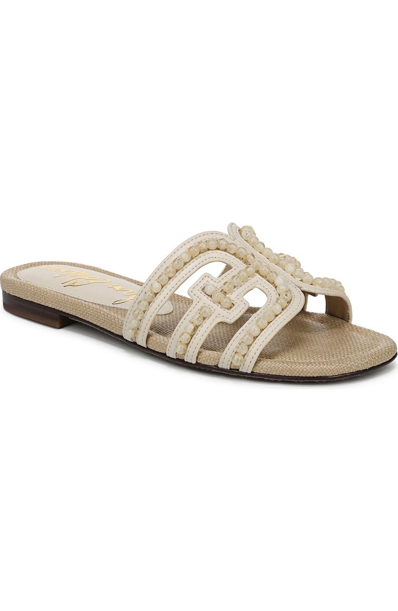 Sam Edelman Bay Tide Slide Sandal, Main, color, Light Almond/ Modern Ivory