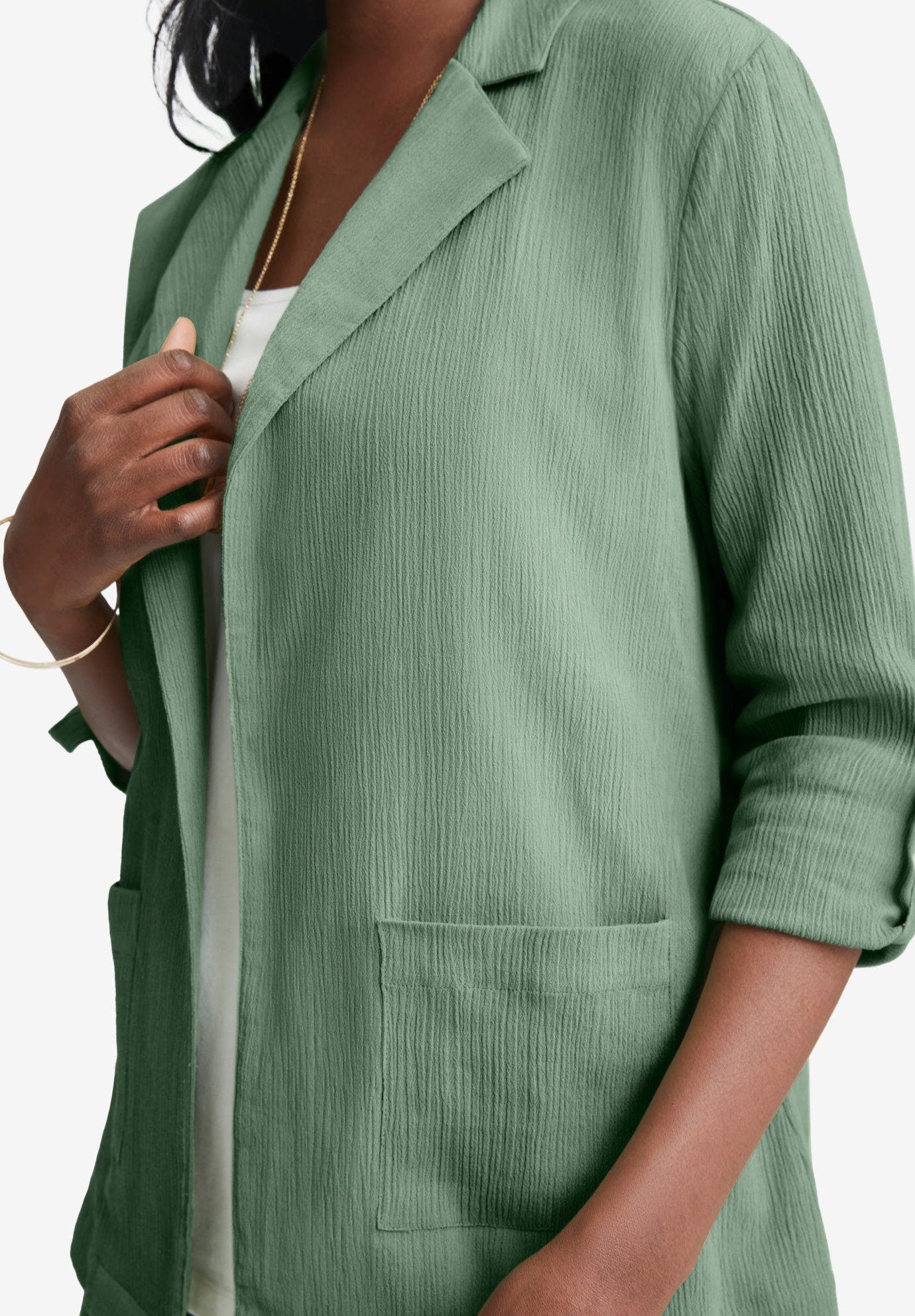Gauze Blazer - image 4