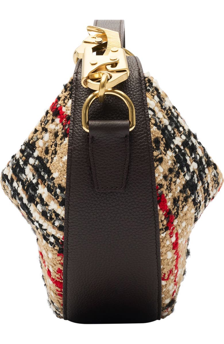 Burberry Knight Check Bouclé Bag, Alternate, color,