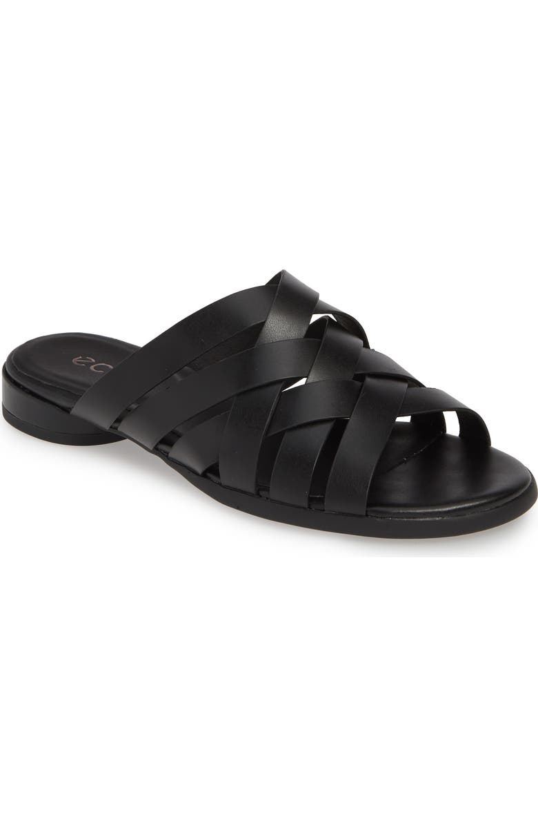 ECCO Strappy Slide Sandal, Main, color,