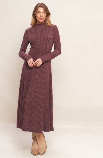 Ribbed Midi Dress