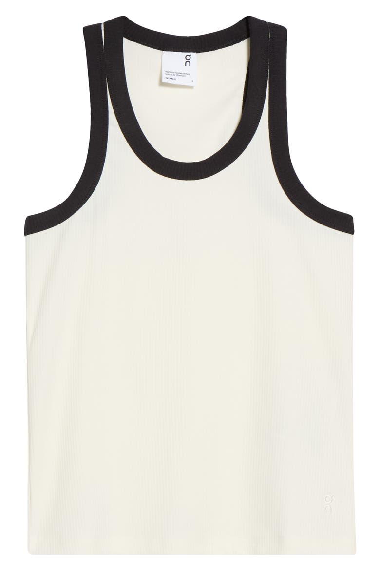 x Zendaya All-Day Ribbed Performance Tank, Alternate, color, IVORY/ BLACK