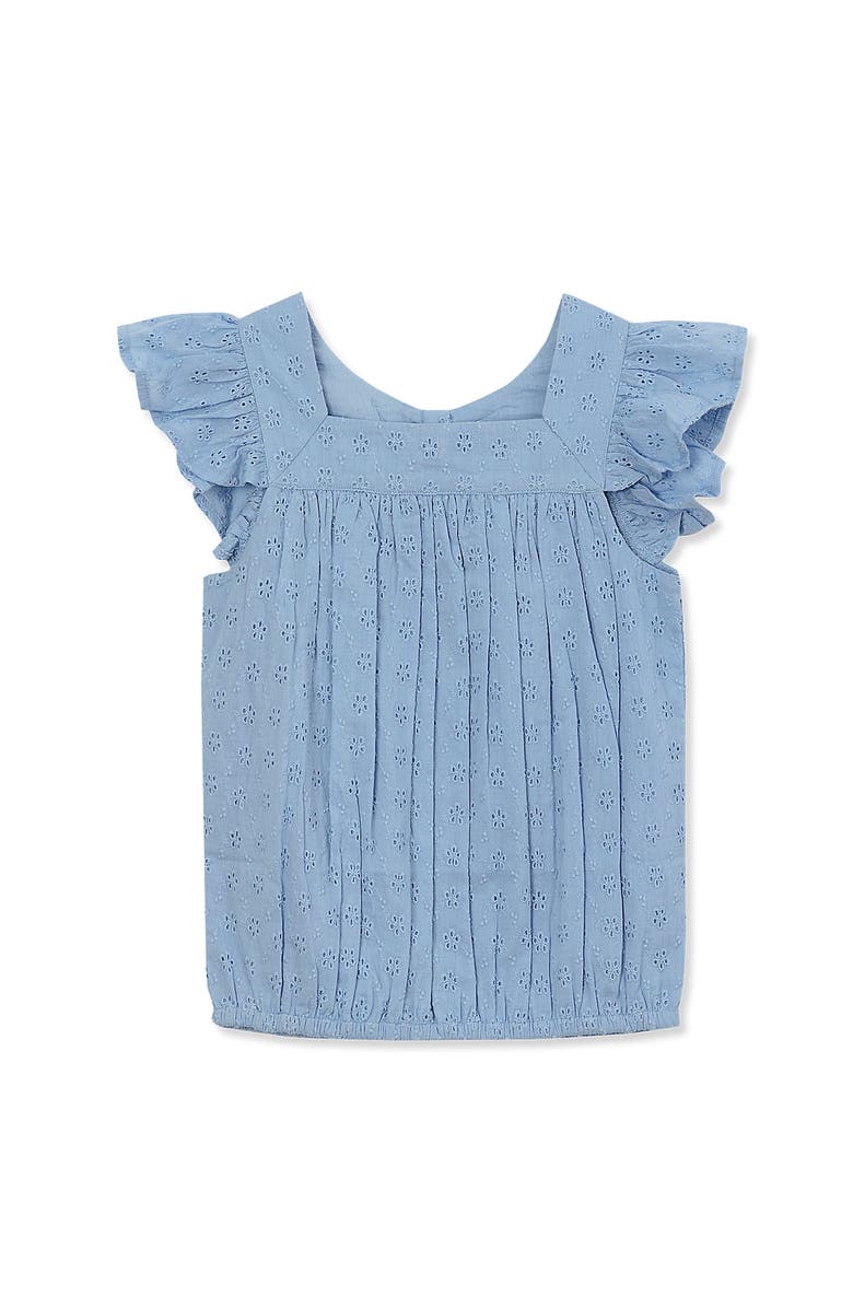 Lands' End Girls Woven Eyelet Top, Main, color, 