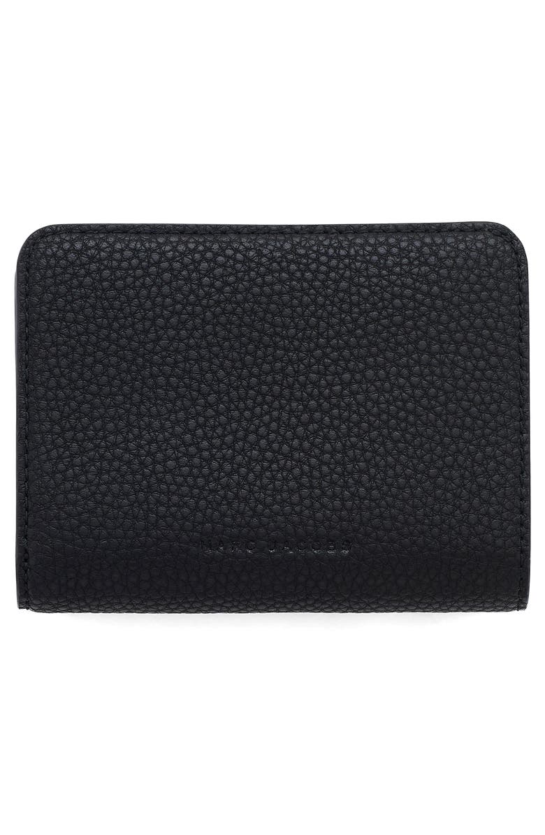 Marc Jacobs The Mini J Marc Compact Wallet, Alternate, color, Black