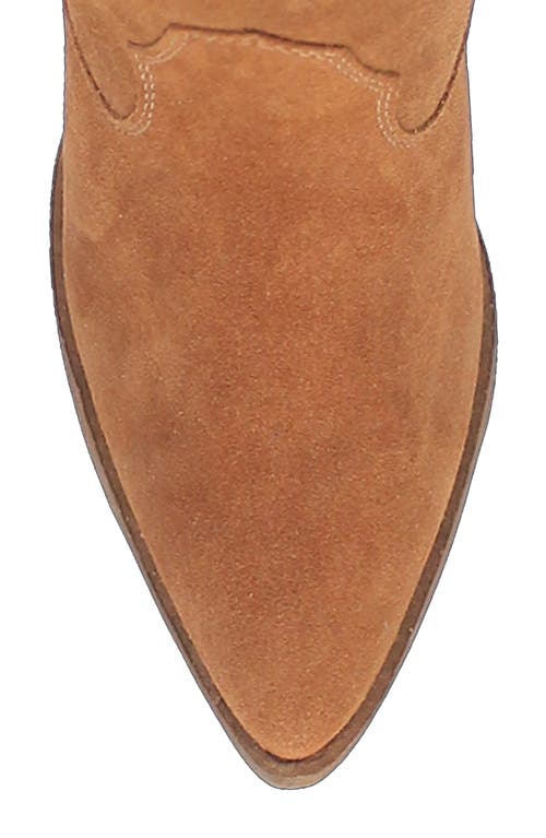 Dingo Crazy Train Fringe Zip-up Western Boot In Brown