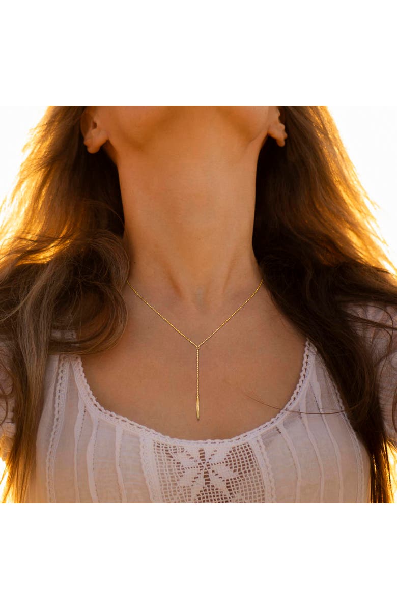 Julianna B. Lariat Necklace 14k Yellow Gold, Alternate, color,