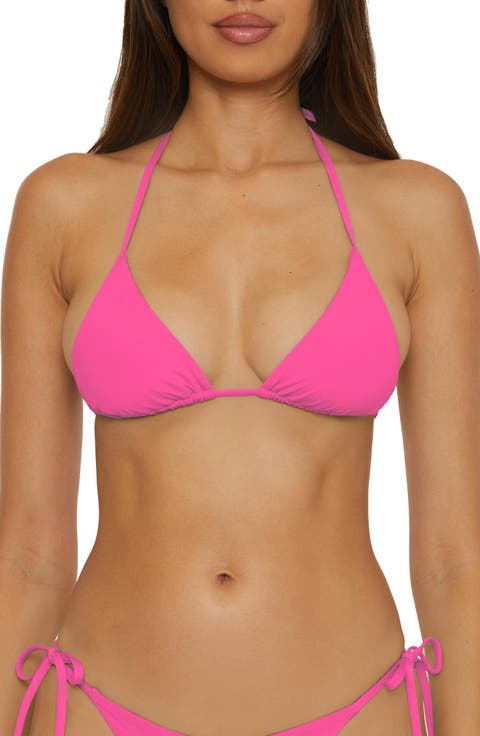 Color Code Triangle Bikini Top