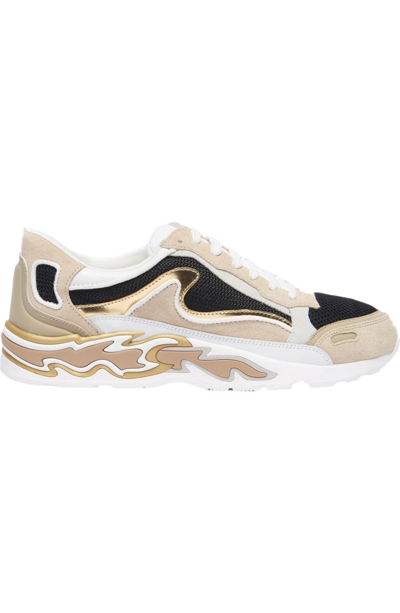 SANDRO Flame sneakers, Main, color, Gold