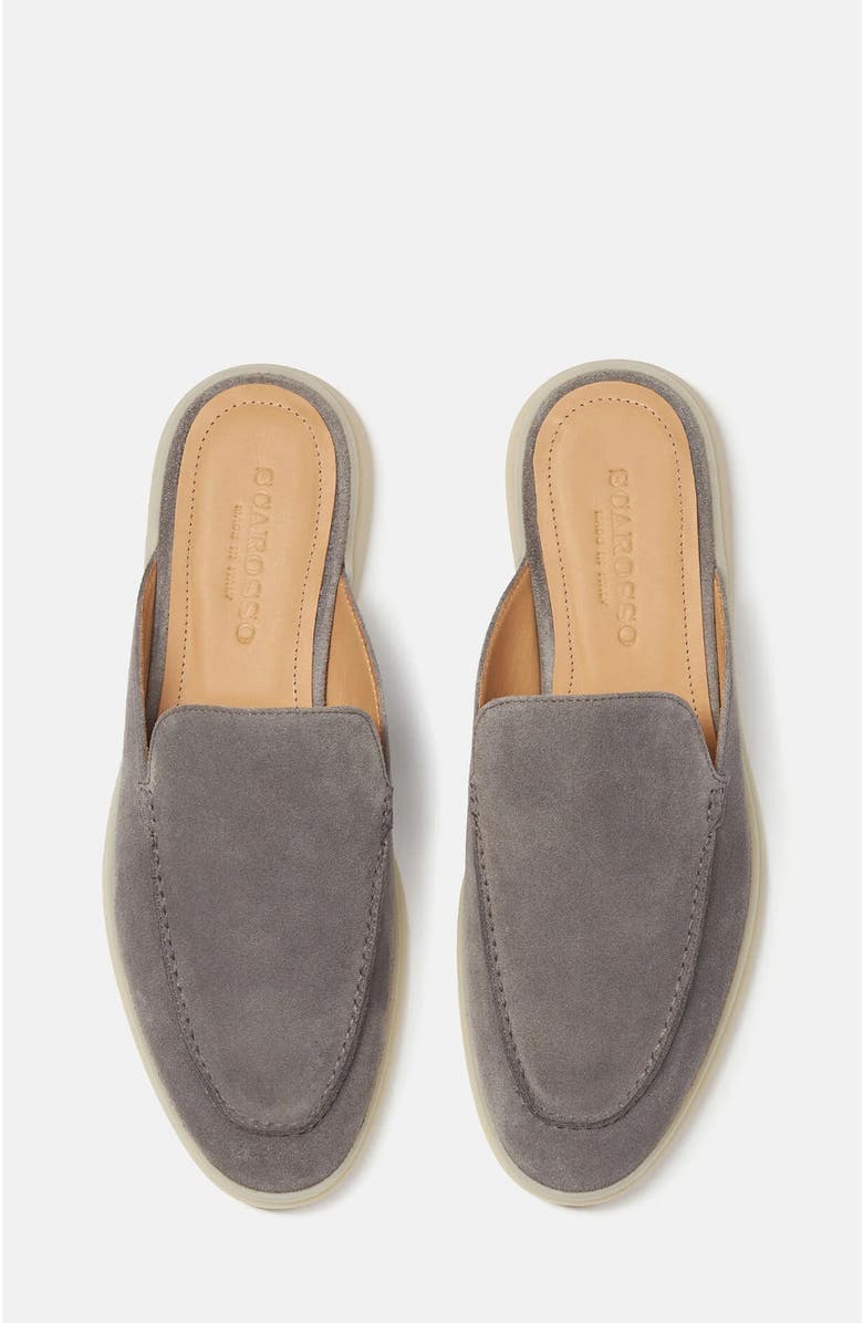 SCAROSSO Lucrezio Slippers, Alternate, color, Grey - Suede