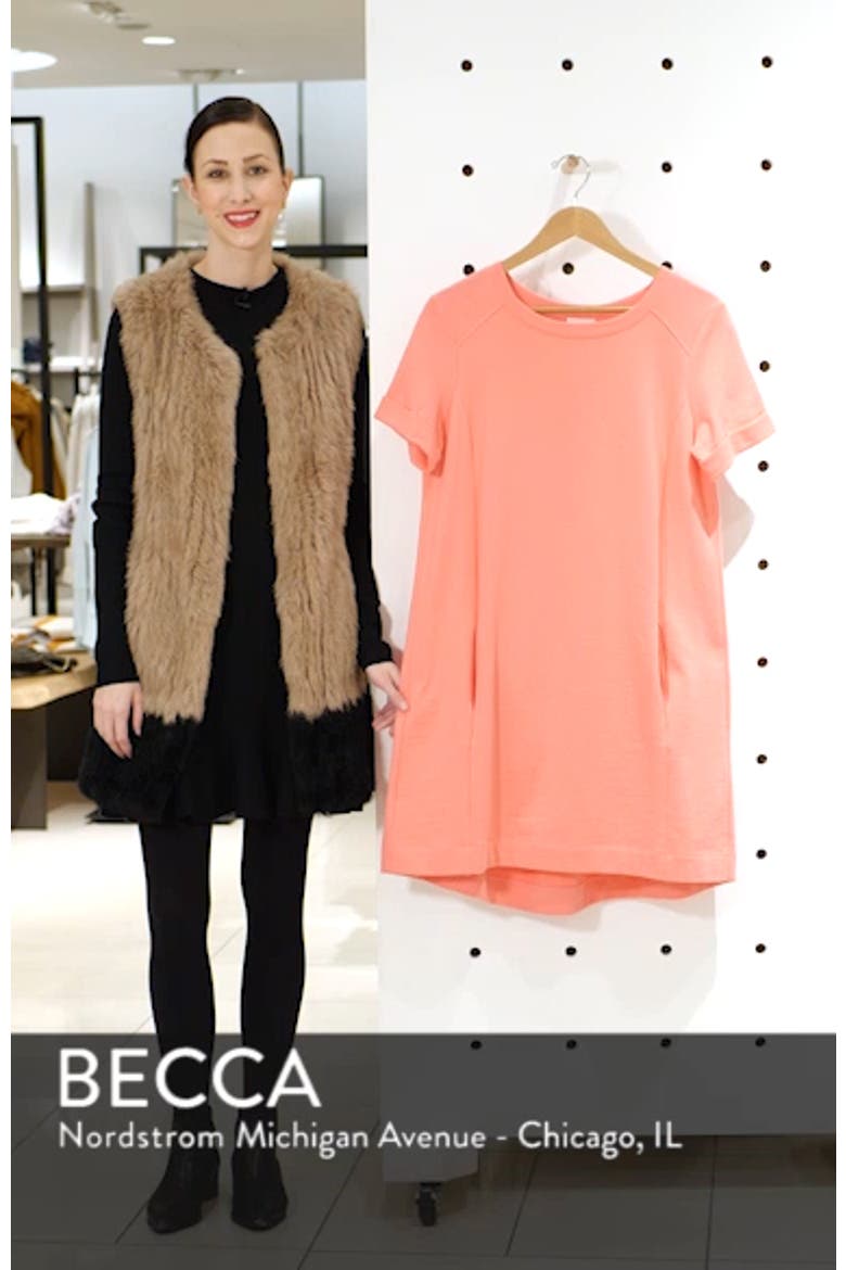 Short Sleeve Cotton Blend Dress video
