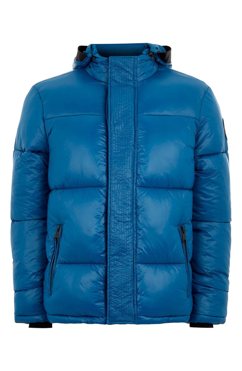 Topman Puffer Jacket, Alternate, color,