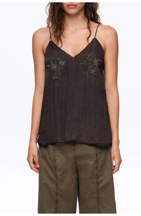 Straight Top with Stones