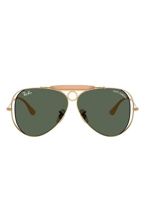 Shooter 58mm Pilot Sunglasses