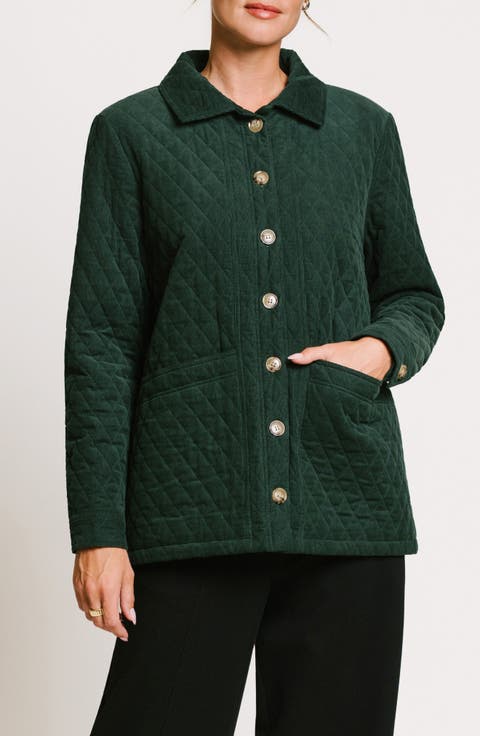 Canyon Quilted Corduroy Barn Jacket