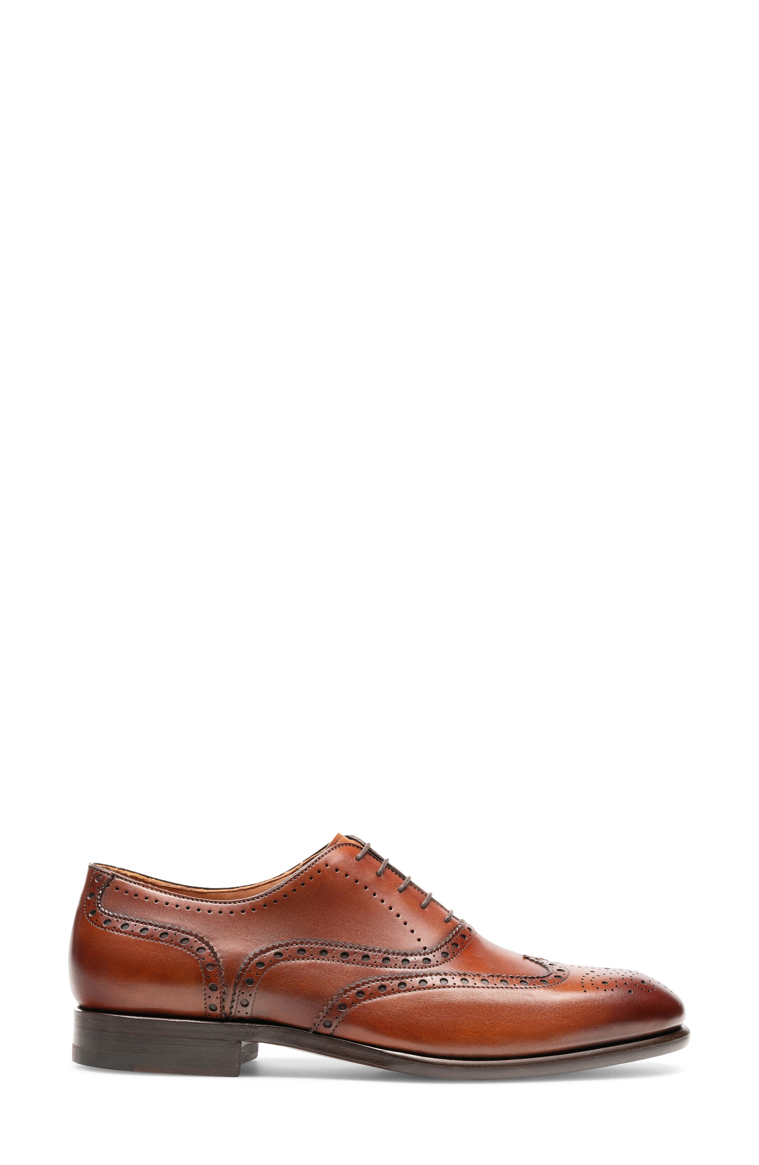 Magnanni Adriana Wingtip Oxford, Alternate, color, Cognac