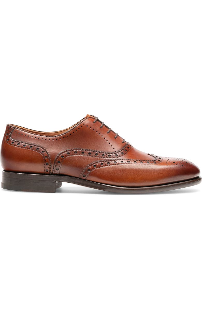 Magnanni Adriana Wingtip Oxford, Alternate, color, Cognac
