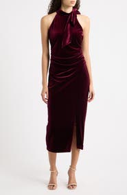 Vince Camuto Velvet Midi Dress