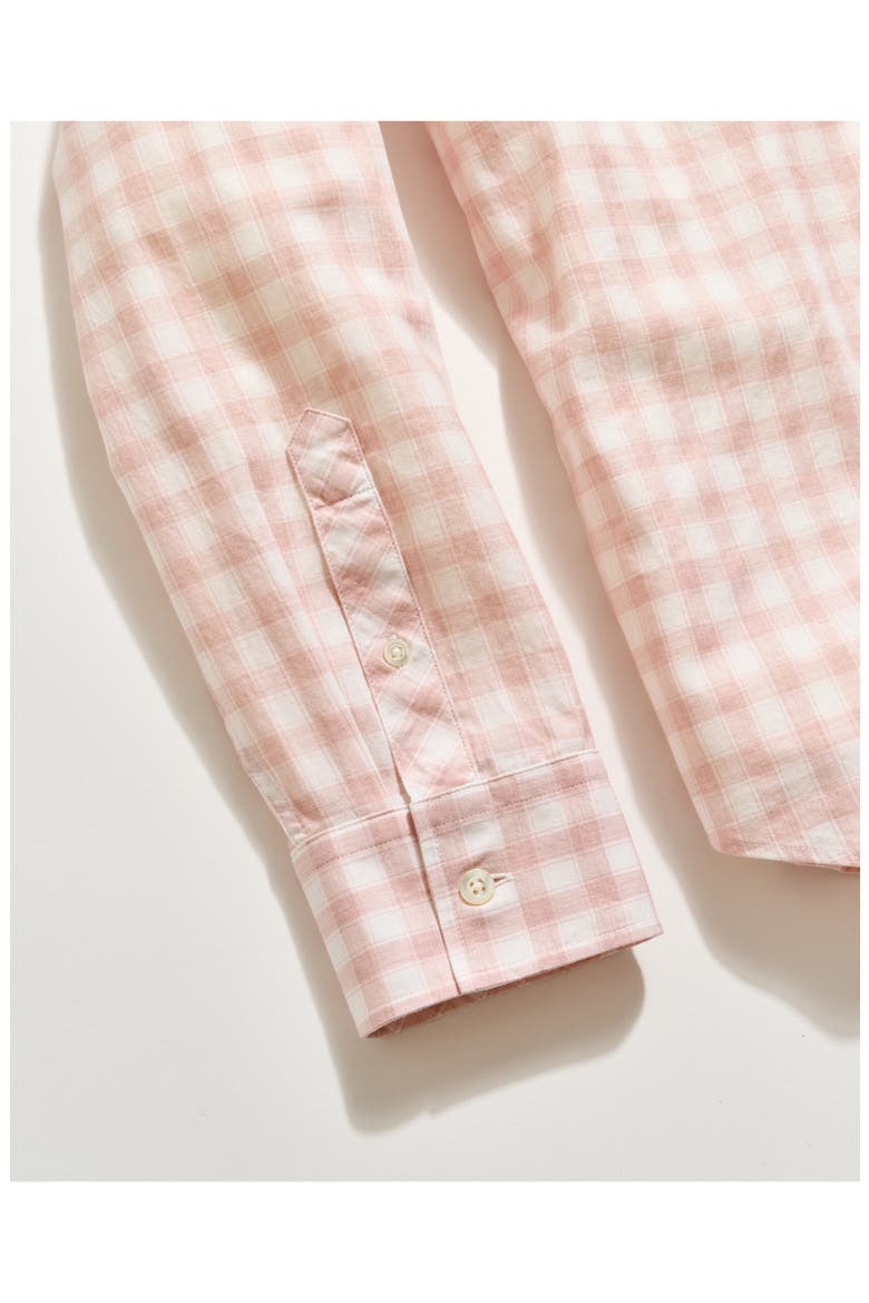 Hutcheson Plaid Button-Up Sport Shirt, Alternate, color, BLUSH/ WHITE