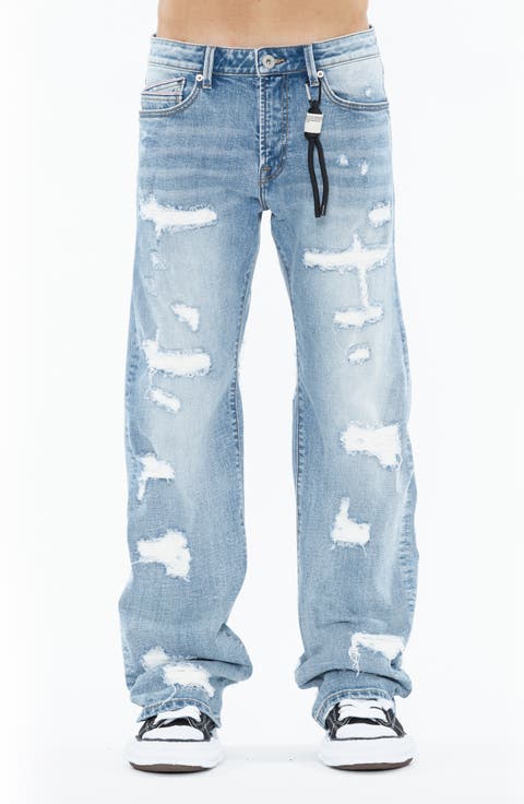 Grunge 607 Baggy Jeans (Back Embroidery) (Regular & Big)