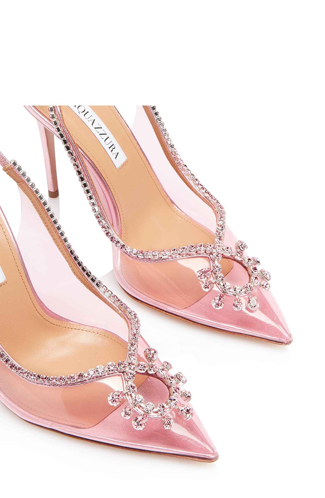 Aquazzura Seduction Crystal Embellished Pump, Alternate, color, 