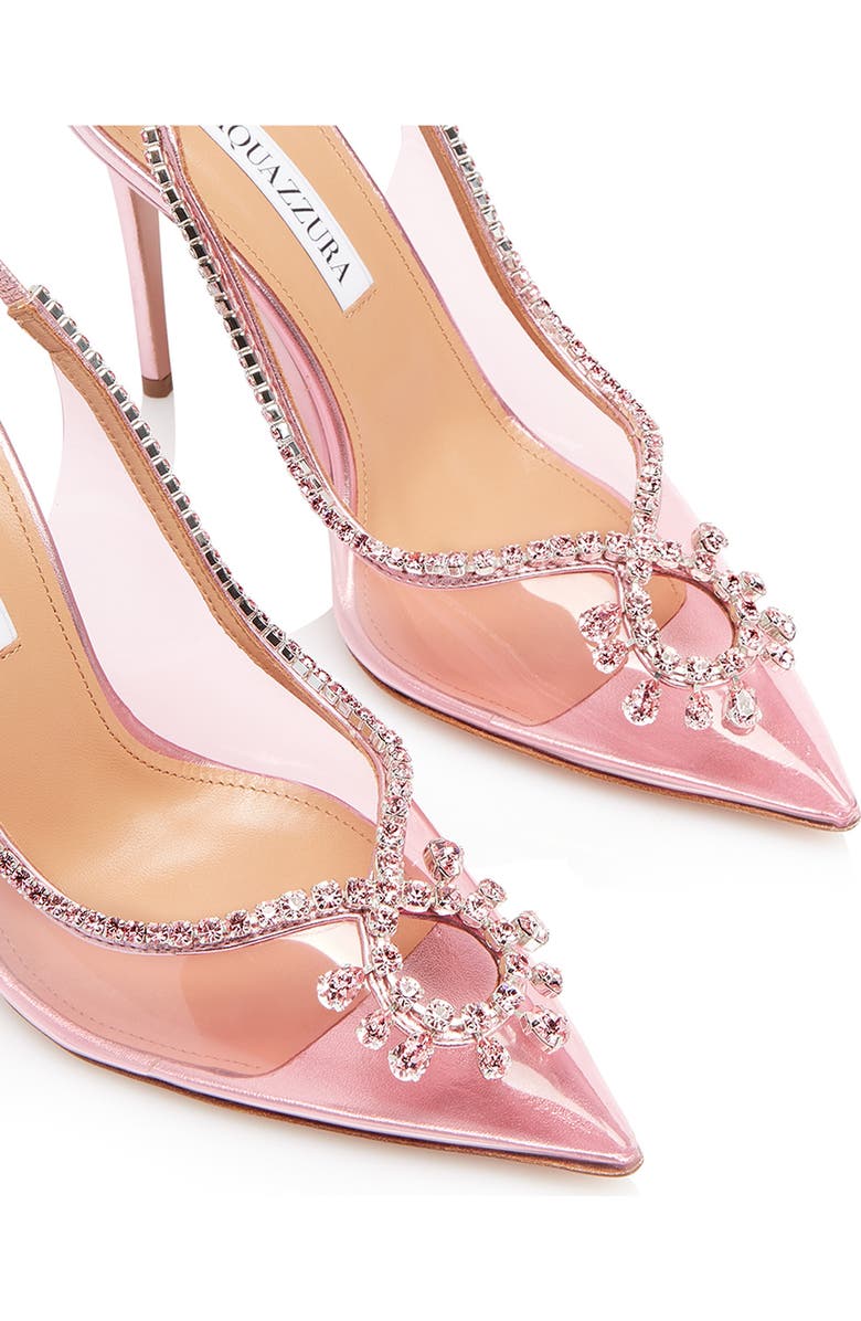 Aquazzura Seduction Crystal Embellished Pump, Alternate, color,