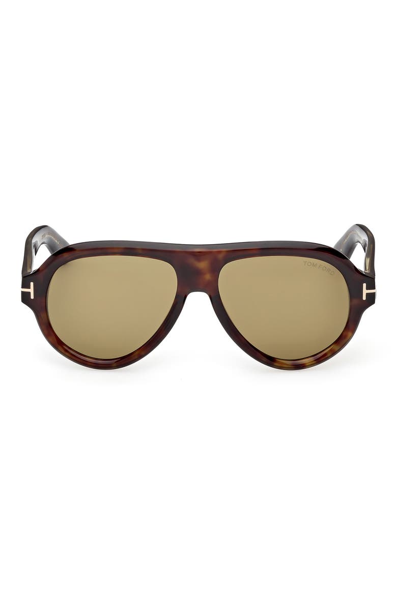 Icon 59mm Pilot Sunglasses, Main, color, SHINY CLASSIC DARK HAVANA