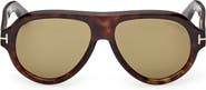 TOM FORD Icon 59mm Pilot Sunglasses
