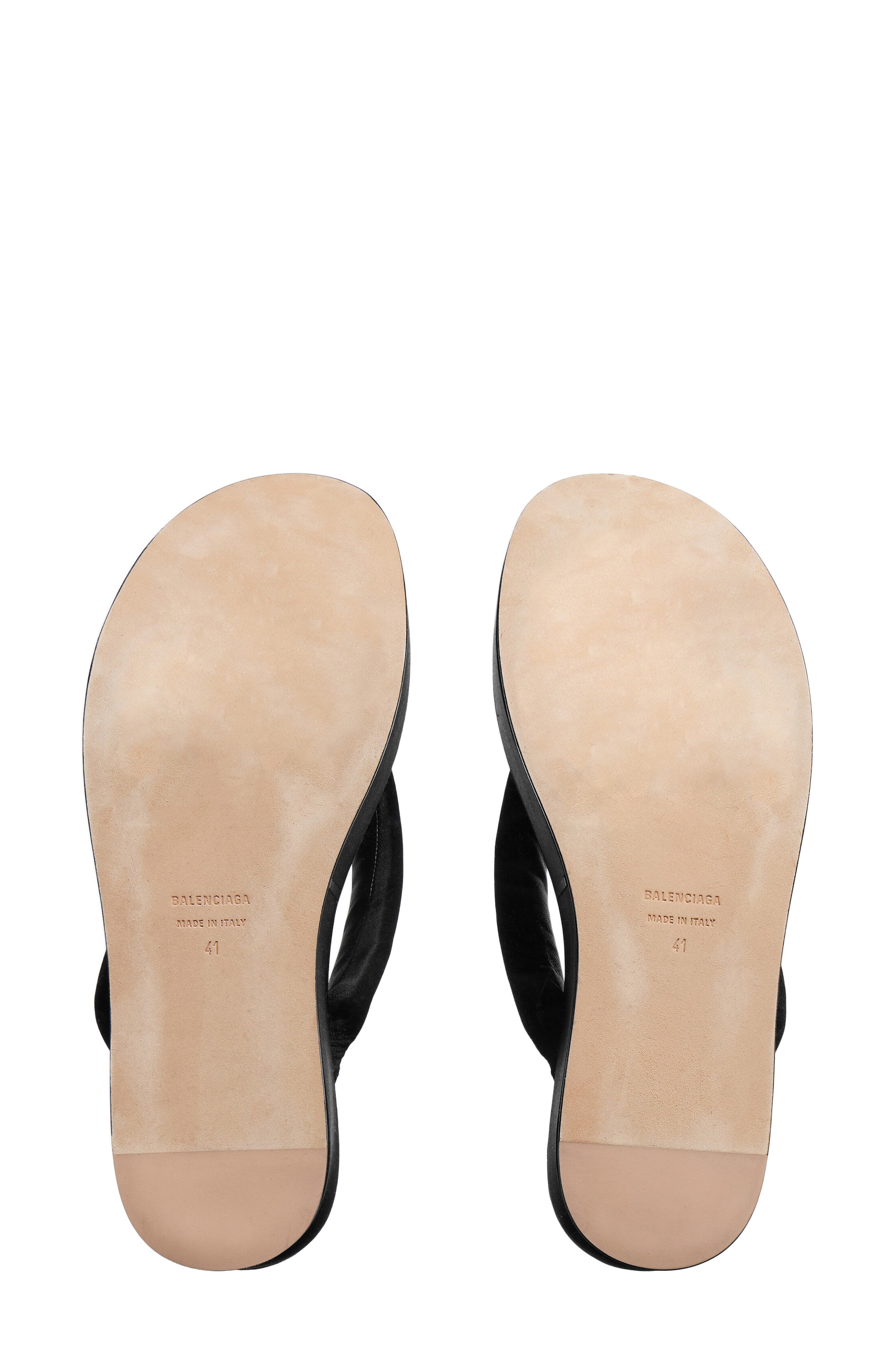 Balenciaga Gaeta Platform Sandal, Alternate, color, Black