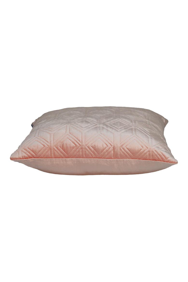 Tufted Velvet Throw Pillow, Alternate, color, PINK