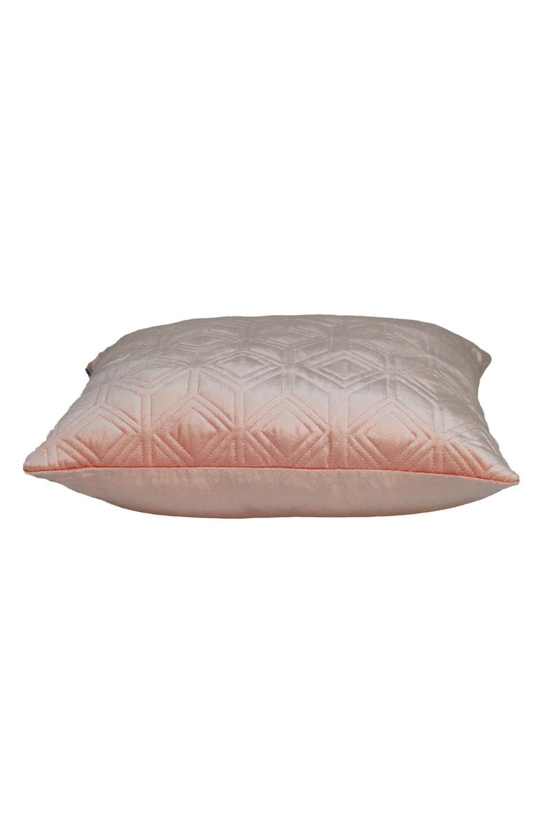 PARKLAND COLLECTION Tufted Velvet Throw Pillow, Alternate, color, Pink