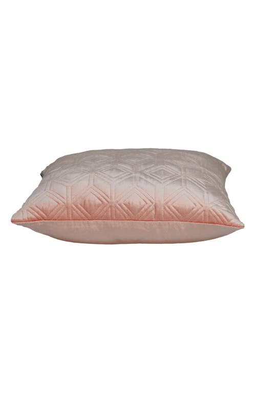 Parkland Collection Tufted Velvet Throw Pillow In Pink