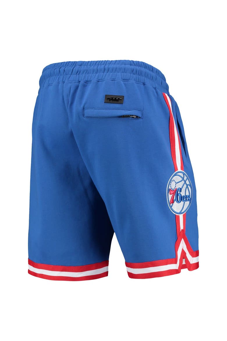 Men's Pro Standard Royal Philadelphia 76ers Team Chenille Shorts, Alternate, color, Royal
