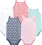 Hudson Baby Soft Cotton Sleeveless Bodysuit