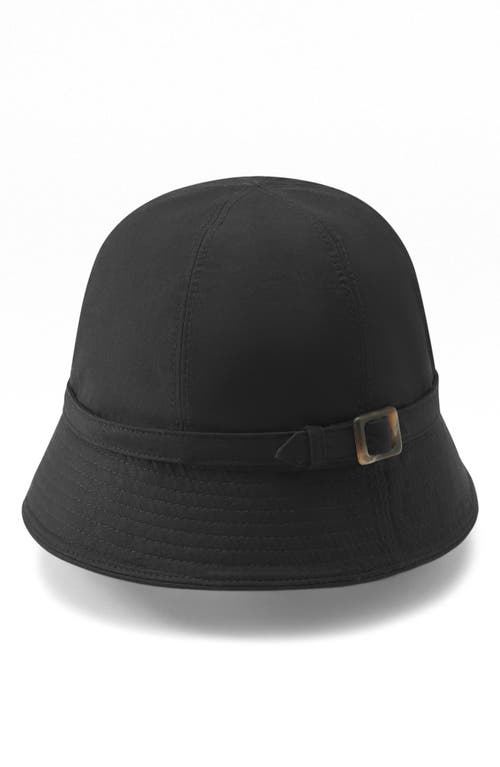Helen Kaminski Alizee Canvas Bucket Hat In Black