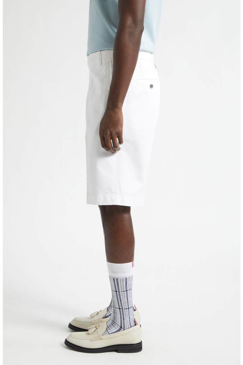 Typewriter Cloth Utility Chino Shorts, Alternate, color, WHITE