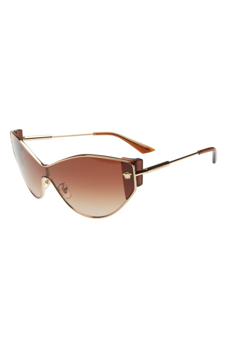 Versace Cat Eye Sunglasses, Alternate, color, Gold