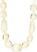 Kenneth Jay Lane Clear Beaded Necklace