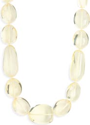 Kenneth Jay Lane Clear Beaded Necklace