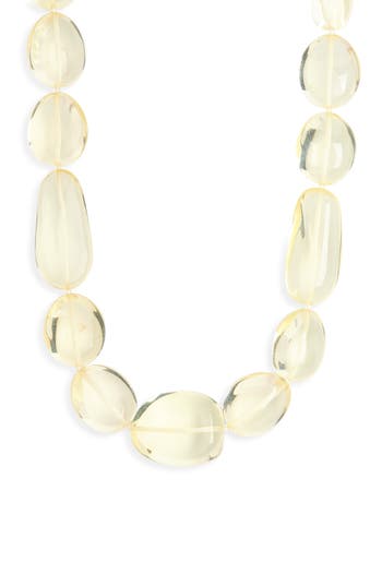 Kenneth Jay Lane Clear Beaded Necklace In Multi