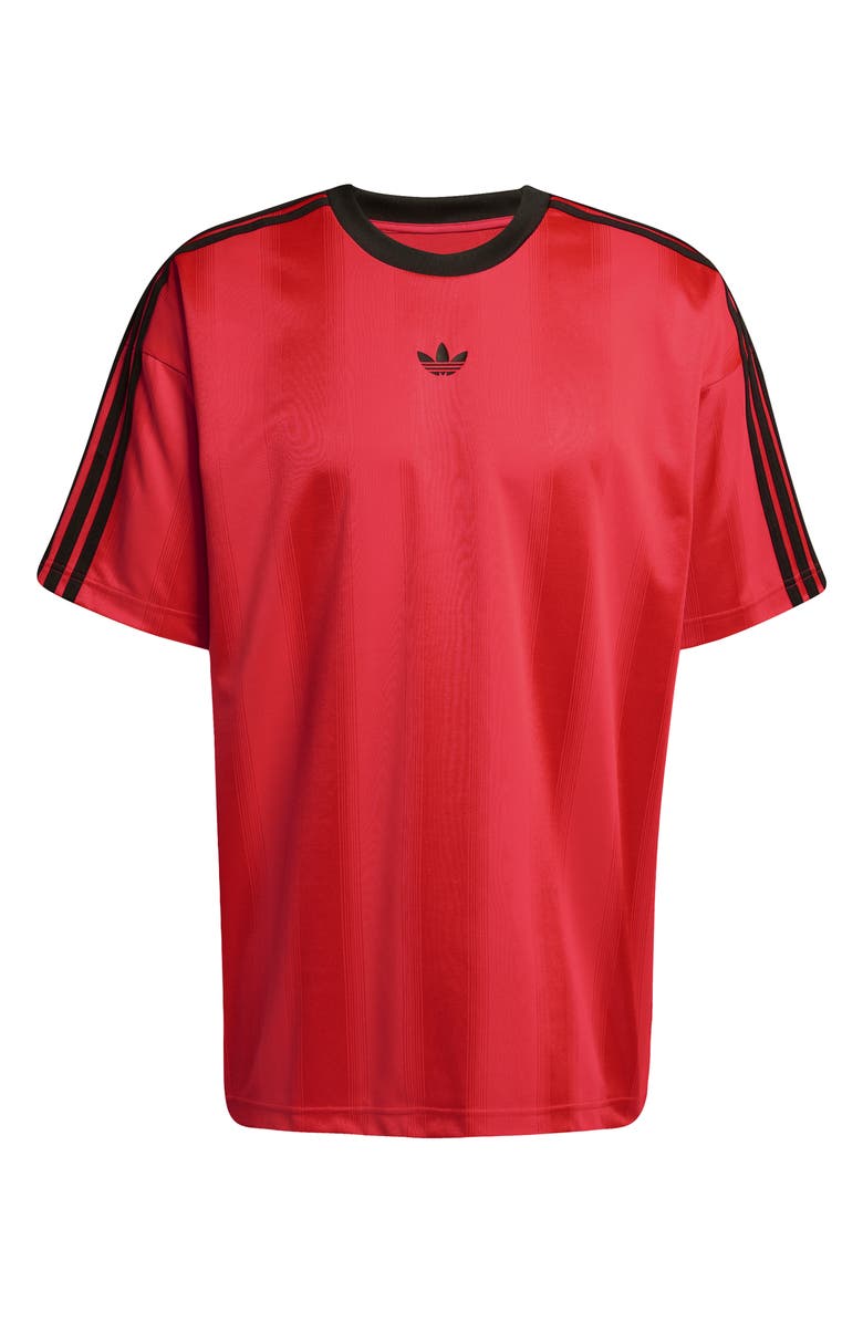adidas 3-Stripes Jacquard Crewneck Jersey, Alternate, color, 