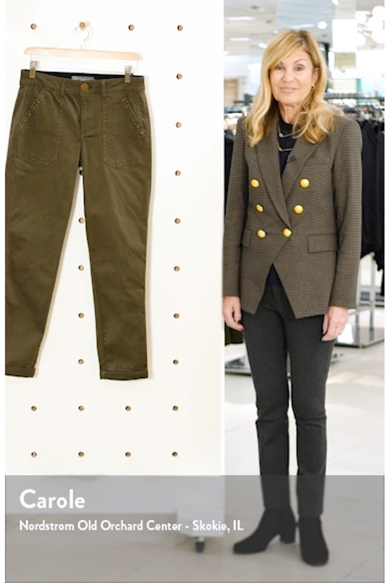 Ab-Solution High Waist Studded Utility Pants (Nordstrom Exclusive) video